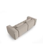 Modulares Sofa Lorella aus Strukturstoff platziert den Sand - 230x85x70 cm