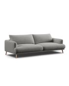 Sofa Margot aus Strukturstoff für 4 Sitze, Eschenmix - 230x95x75 cm