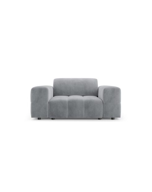 Poltrona Luc in tessuto strutturale 1 posto grigio - 124x99x77 cm
