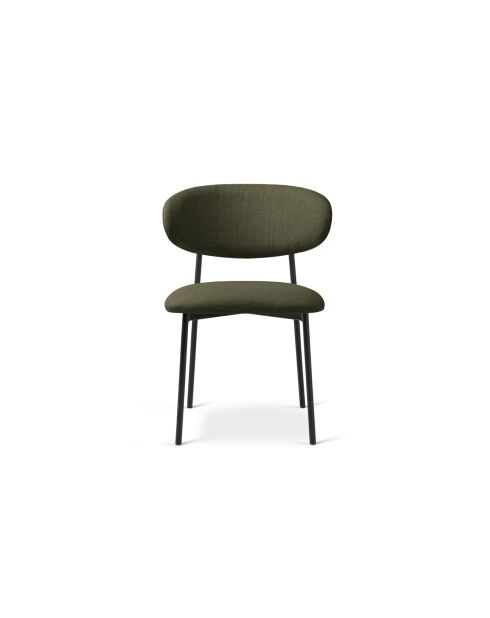 Set di 2 sedie Nina in tessuto strutturato 1 posto verticale - 55 x 52 x 78 cm