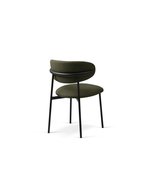 Set di 2 sedie Nina in tessuto strutturato 1 posto verticale - 55 x 52 x 78 cm