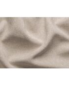 Sofa Margot aus beigem 4-Sitzer-Strukturstoff - 230x95x75 cm