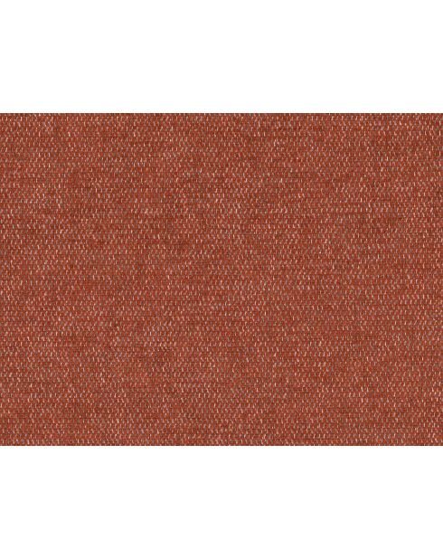 Modulares linkes Ecksofa Lorella aus Strukturstoff 4 Sitze korallenrot - 265x145x70 cm