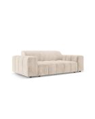 Canapé Luc en tissu structurel 2 places le sable - 178x99x77 cm