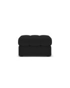 Sgabello Yohan in tessuto strutturale 1 posto nero - 60x60x38 cm
