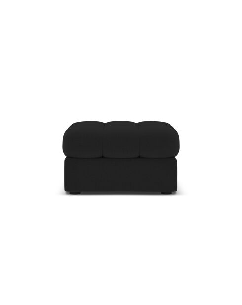 Sgabello Yohan in tessuto strutturale 1 posto nero - 60x60x38 cm