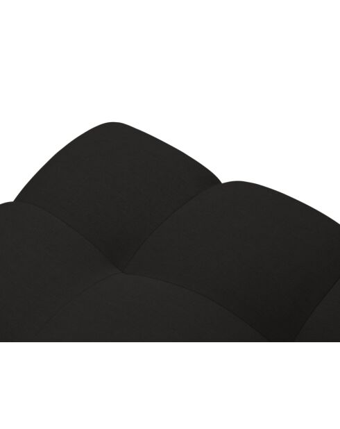 Sgabello Yohan in tessuto strutturale 1 posto nero - 60x60x38 cm