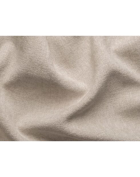 Ecksofa Margot links aus beigefarbenem 5-Sitzer-Strukturstoff — 280x195x75 cm