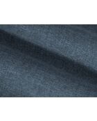 Ecksofa Luc rechts aus Strukturstoff 5 Sitze dunkelblau - 342x163x77 cm
