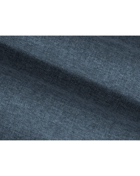 Ecksofa Luc rechts aus Strukturstoff 5 Sitze dunkelblau - 342x163x77 cm