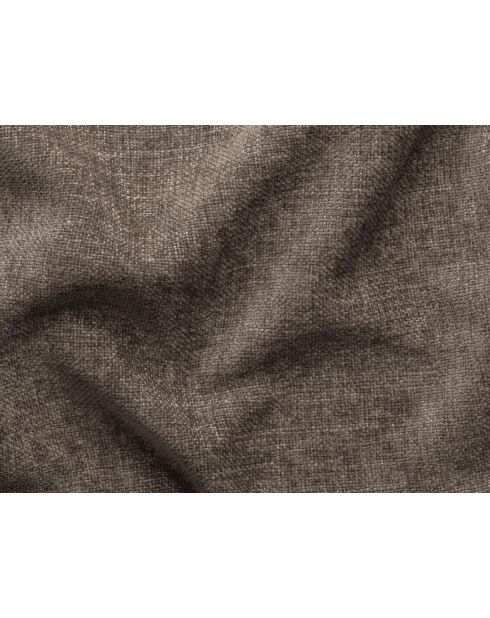 Margot-bank in structuurstof met 4 zitplaatsen cappuccino - 230x95x75 cm