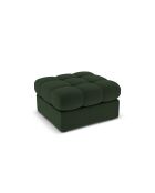 Sgabello Yohan in tessuto strutturale 1 posto verde scuro - 60x60x38 cm