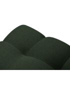 Sgabello Yohan in tessuto strutturale 1 posto verde scuro - 60x60x38 cm