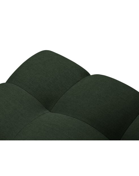Sgabello Yohan in tessuto strutturale 1 posto verde scuro - 60x60x38 cm