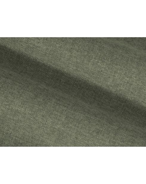 Ecksofa Luc, links, aus Strukturstoff, 5 Sitze, dunkelolivgrün, 342 x 163 x 77 cm