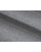 Ecksofa Luc links aus grauem 5-Sitzer-Strukturstoff - 342x163x77 cm