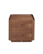 Moderner Nachttisch im Nussbaumdesign - 50x45x45 cm