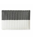 Pochette Bicolor L noire