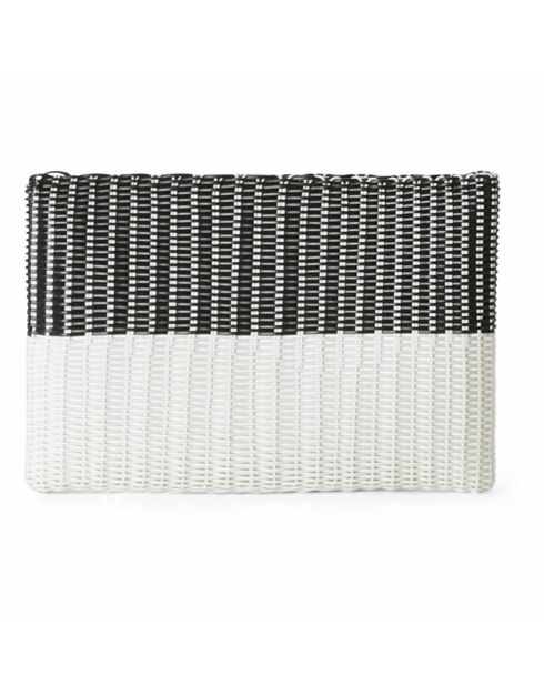 Pochette Bicolor L noire