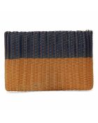 Pochette Bicolor L tabac