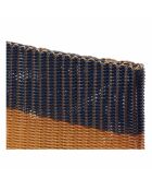 Pochette Bicolor L tabac