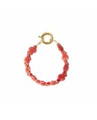 Bracelet en perle Tortues rouge
