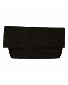 Pochette en rahia naturel Uma noire