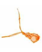 Collier corde plaqué or Poire Baroque orange