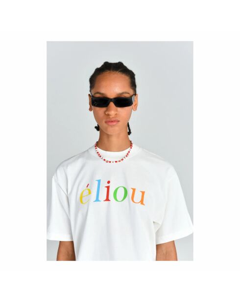 Collier en plaqué or Matty rouge