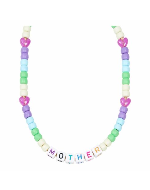 Collier Mother lilas