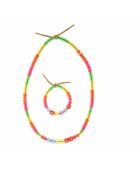 Collier + Bracelet Family rose