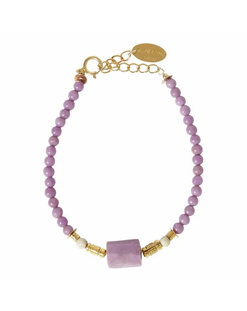 Bracelet en or Gokarna violet