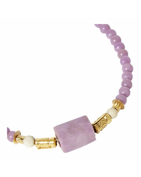 Bracelet en or Gokarna violet