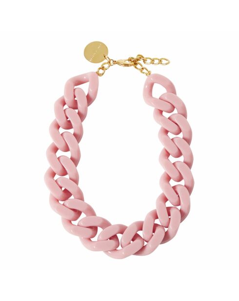 Collier Flat Chain rose