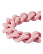 Collier Flat Chain rose