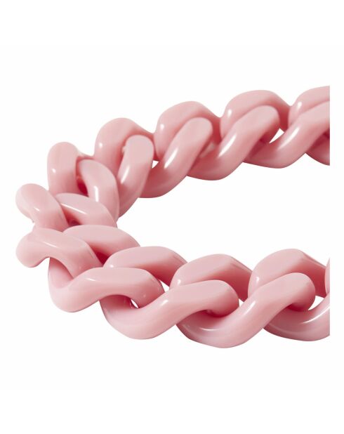 Collier Flat Chain rose