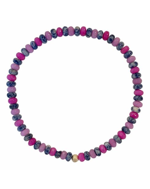 Collier en perle Galaxy II rose