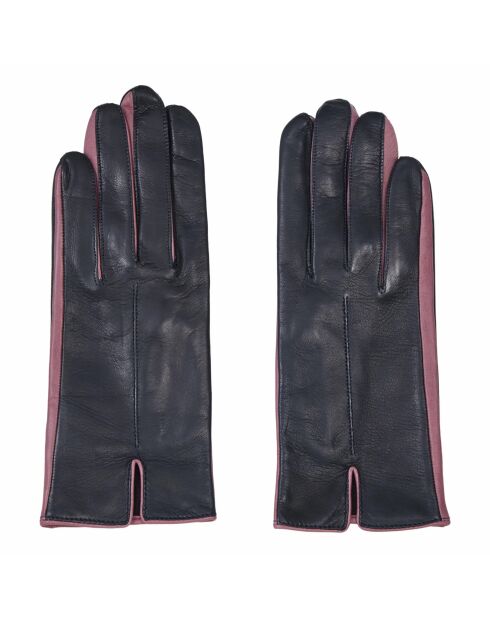 Guantes de piel Navy Hollow