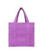 Sac en coton Matelassé violet - 40x28x14 cm
