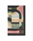 Foulard en laine Supersonic x Smallable beige -100x100 cm
