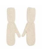 Guantes Gia Blue con forro de piel y lana