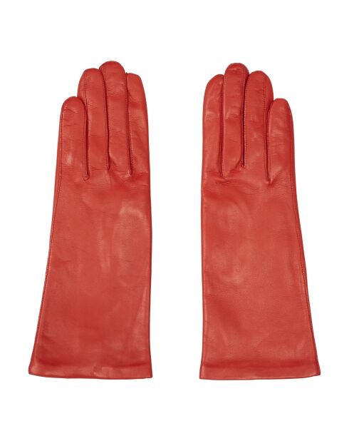 Guantes de piel naranja St Honore