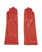 Guantes de piel naranja St Honore