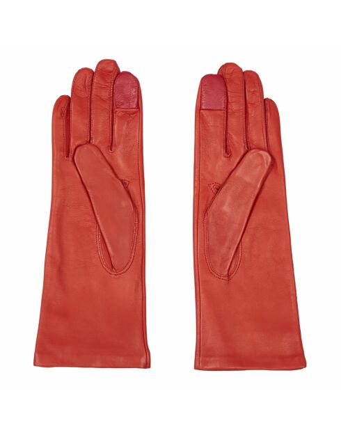 Guantes de piel naranja St Honore