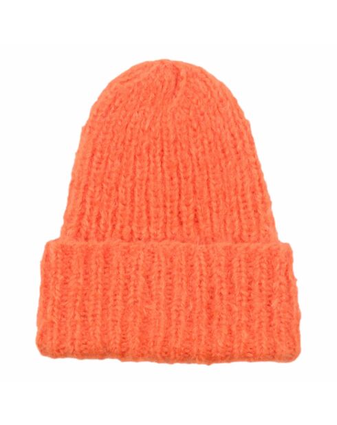 Cappello in seta arancione