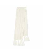 Bufanda Misti Baby de lana merino de alpaca color crudo