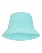 Terry Bob in cotone Terry Wave blu cielo