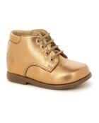 Botillons en cuir Nioupi ambre