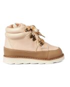 Trek Boots en cuir crème