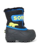 Bottes en cuir  Snow Commander bleues